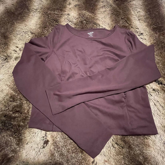 Old Navy Active, Powersoft, Go-Dry, Plum colored top, Medium