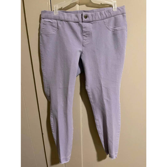 Zeza B purple stretchy jeans, women’s large