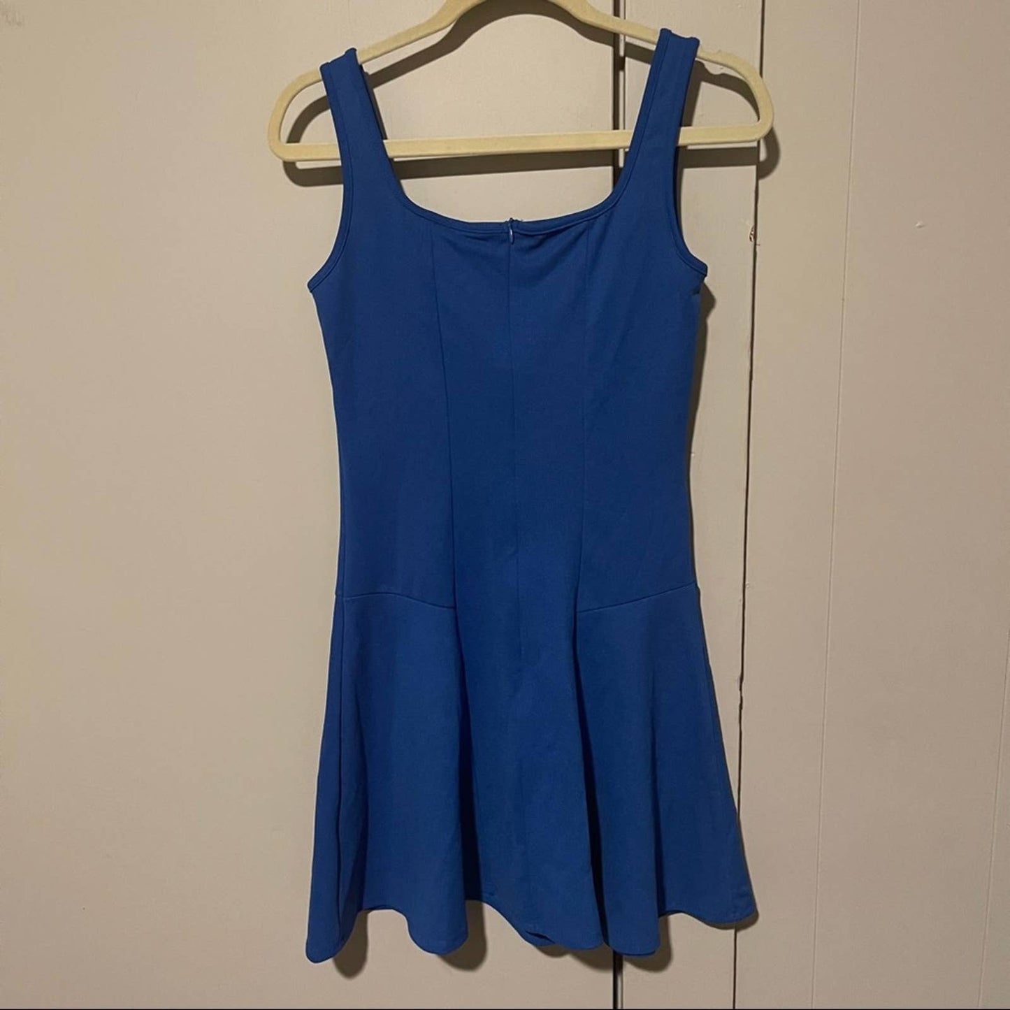 Blue mini dress